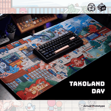 Load image into Gallery viewer, Takoland Desk Mat | Takoyakeys x Input Universe